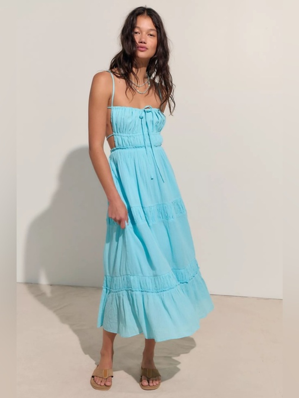 Free People Taking Sides Maxi Dress